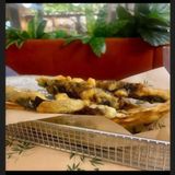 Berenjena en tempura