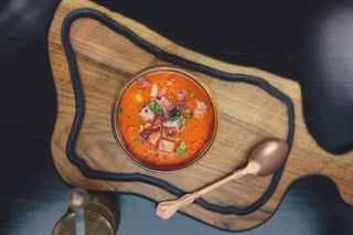 Ciorba de fasole cu afumatura