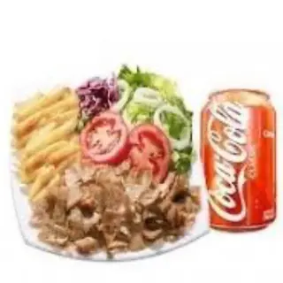 MENÚ DONER KEBAB EN PLATO 