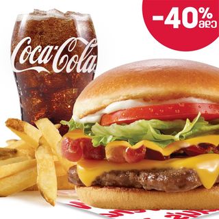 ბეკონ ჩიზი ჩიზბურგერის კომბო