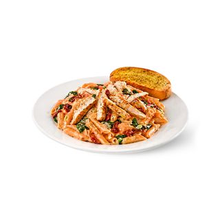 Chipotle Pasta Seared Shrimp