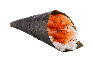 728-Temaki spicy salmone