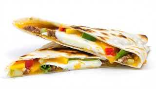 Piadina con verdure miste e crema di tofu