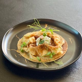 Crepes with Cream Cheese and Salmon