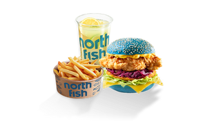 Zestaw BLU Burger z lemoniadą