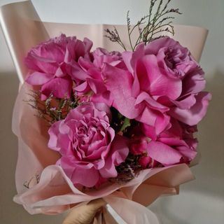 Buchet 5 trandafiri roz