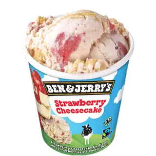 Tarrina Ben & Jerry's strawberry cheesecake (100 ml.)