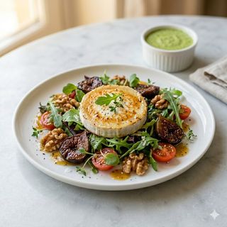 Ensalada Rulo De Cabra