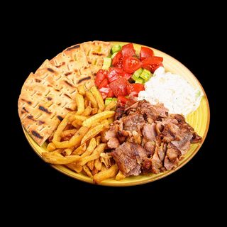 Плато гирос със свинско месо (450г)