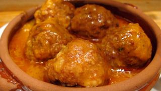 albondigas con sepia