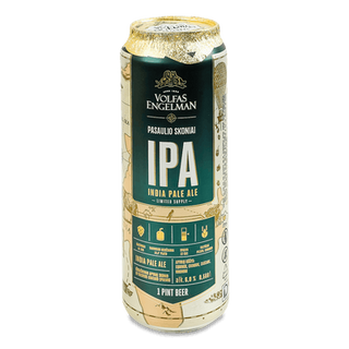 Пиво Volfas Engelman IPA янтарне з/б (0,568л)
