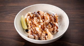 Креветки тигрові у вершковому соусі