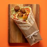 Дурум донер з фалафелем