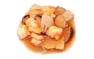 Gamberi funghi bambu