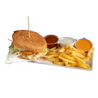 Menú Hamburguesa De Pollo