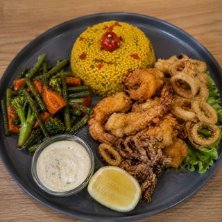Friture de calamars & gambas