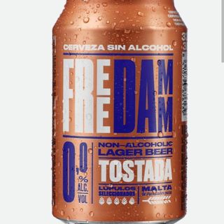 Free Damm Cerveza Tostada 0,0 Lata 33cl