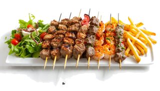 Brochettes Mixte Quattro - Servi avec deux Garnitures