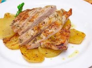 Plato Combinado de Pez Espada