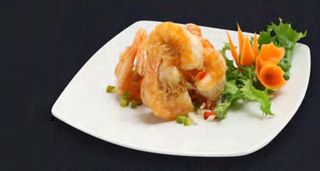 78. Gamberi con verdure