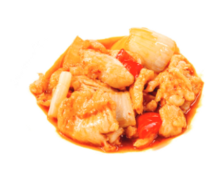 63. Pollo con Bambú y Setas