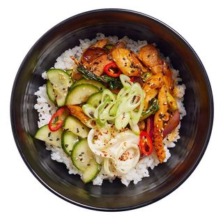 gochujang rice bowl - chicken