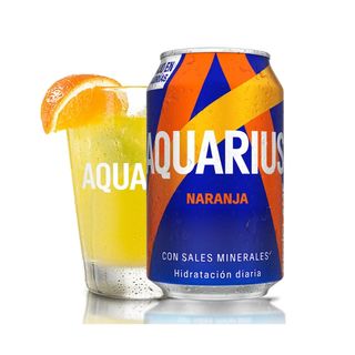 Aquarius Naranja lata 330ml.