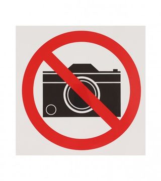 (005140) Naljepnica ZABRANA FOTOGRAFISANJA 19,5x19,5cm M50818