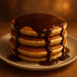 Pancake cioko fondente