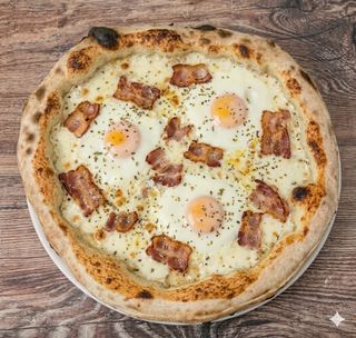Pizza Caprichosa.(sin tomate)