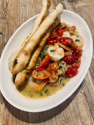 Krewetki z chorizo 6 szt.