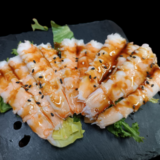 shashimi de langostino