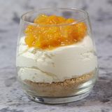 Vasito de tarta de queso