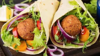 Piadina falafel