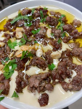 Фатти с телешка кайма и бадеми (450гр)