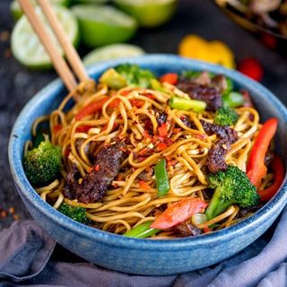 Crispy Beef Spaghetti