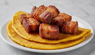 Cachapa Con Cochino Frito (1 Ud.)
