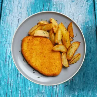 Cotoletta di Pollo con Patate