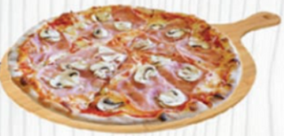 Pizza pollo tacchino e funghi