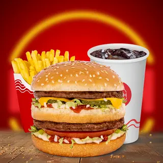 American burger veliki meni