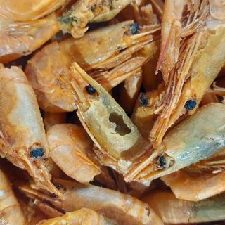 Креветка сушена, сметана + зелень