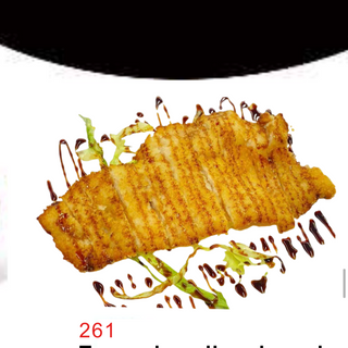 261 Tacos de pollo rebozados con salsa teriyaki