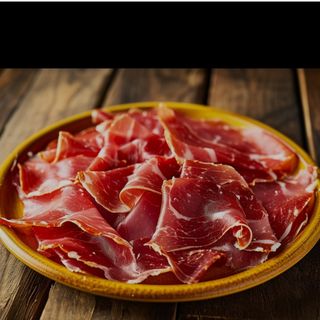 Jamón Ibérico Y Pan Con Tomate