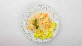 Surówka z kiszonej kapusty (90 g)