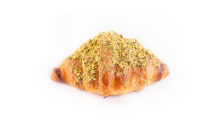 Croissant z kremem pistacjowym