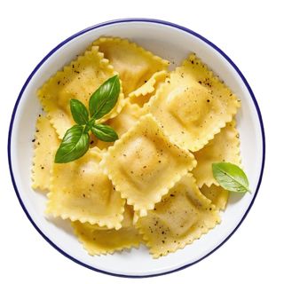 Óvalo De Brandada De Bacalao Con Caponata Y Romesco