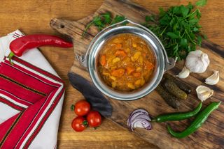 Ceaun vegan de fasole