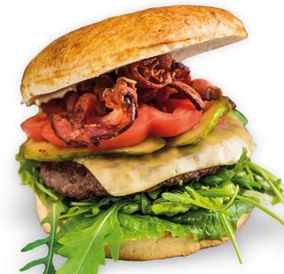 Burger Single Cheese Becon