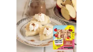 Pierogi jabłko z cynamonem