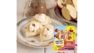 Pierogi jabłko z cynamonem